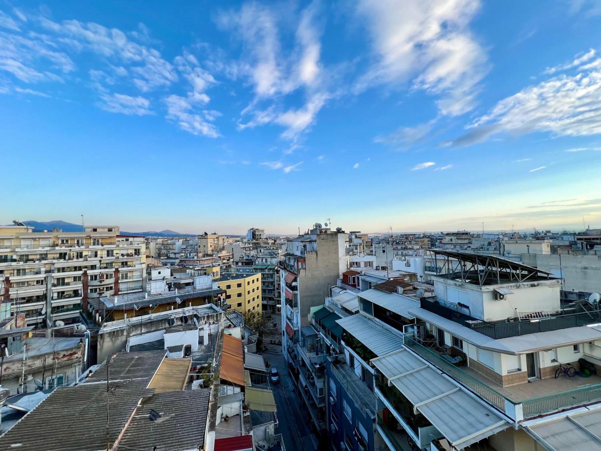 180° Rooftop View Tesalonika Bagian luar foto